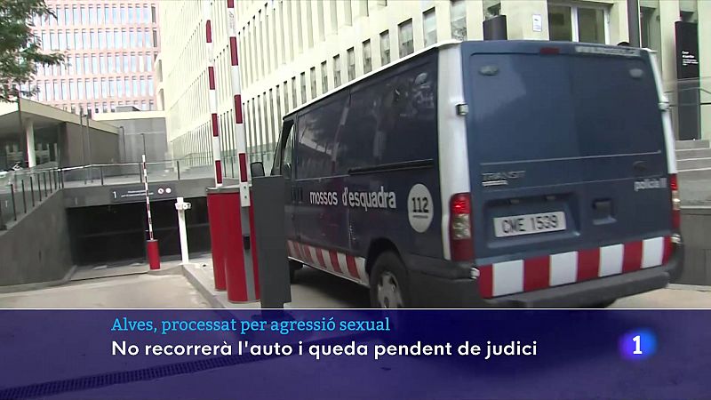 Alves, processat per agressió sexual, no recorrerà l'auto i queda pendent de judici