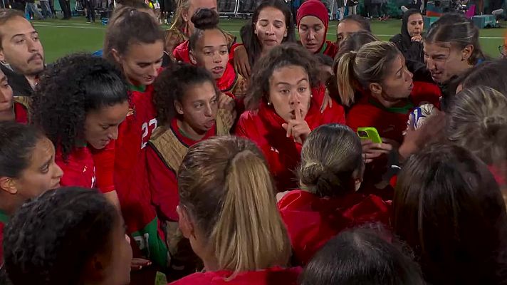  - Las históricas lágrimas de Marruecos: así celebraron el pase a octavos con el empate de Alemania