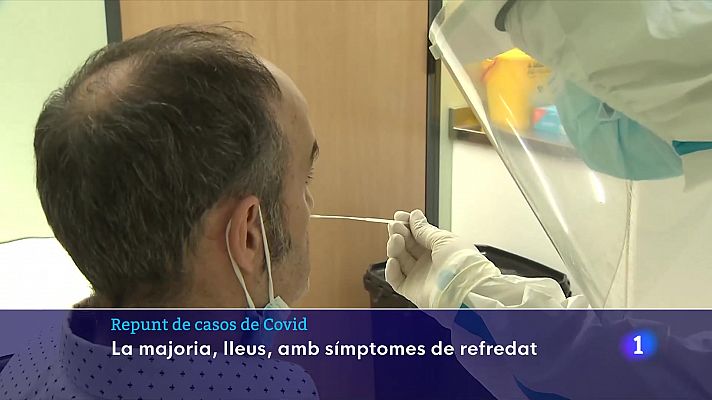 L'Informatiu - Repunt de casos de Covid: la majoria lleus amb símptomes de refredat