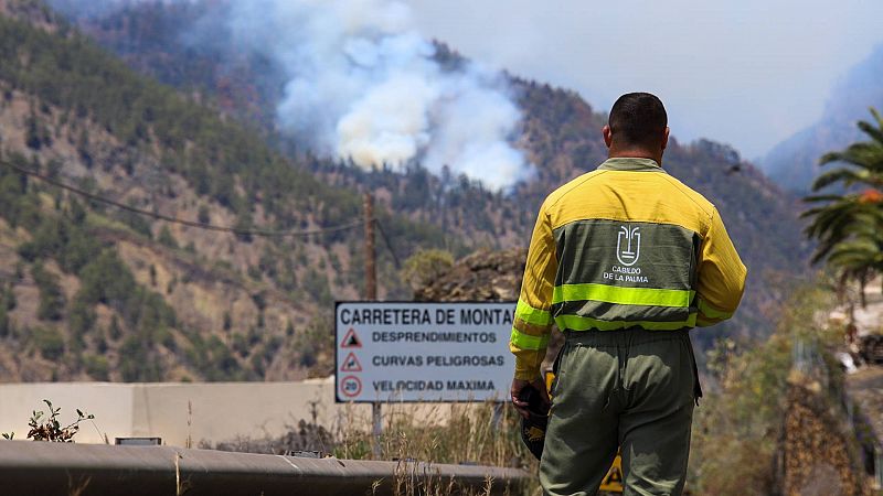 La Palma vigila los posibles rebrotes del incendio ms de 15 das despus