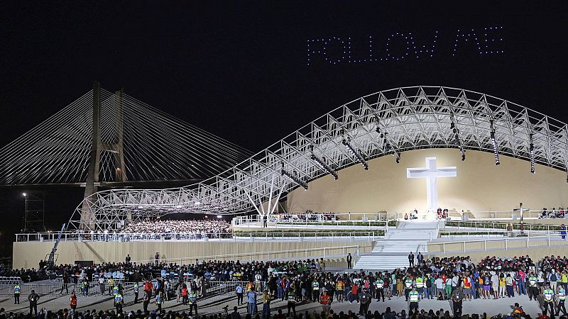 La vigilia nocturna del papa supera las espectativas y reúne a más de un millón de personas