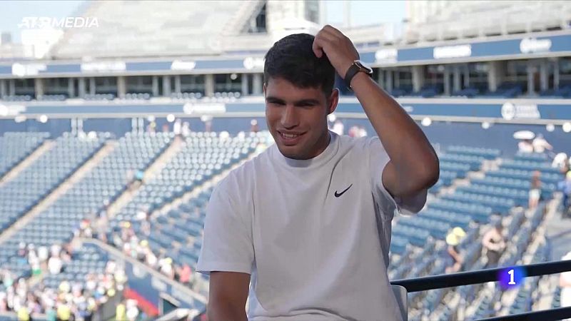 Carlos Alcaraz prepara su debut en el Masters 1000 Toronto | Ver