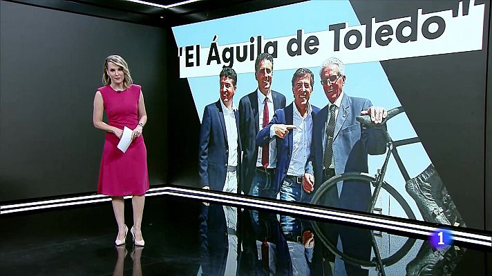 Telediario 1 - El mundo del ciclismo rinde homenaje a Bahamontes por su muerte