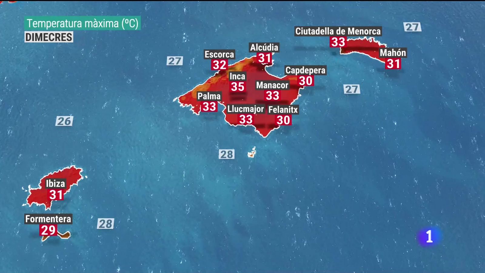 El temps a les Illes Balears - 08/08/2023 - RTVE.es 