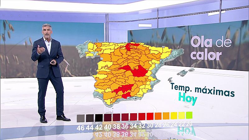 Temperaturas significativamente altas en la Península, salvo en el extremo norte y tercio oriental - ver ahora