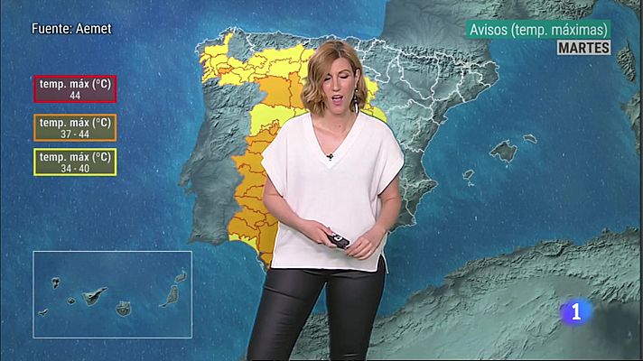 El tiempo en Extremadura - 08/08/2023