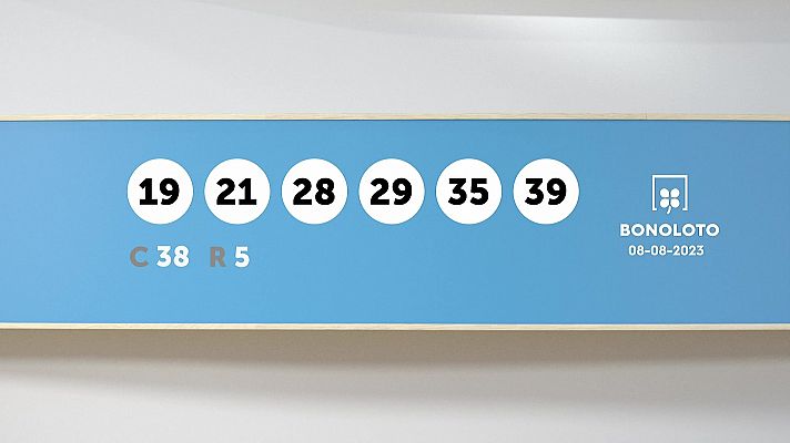 SELAE - Sorteo de la Lotería Bonoloto y Euromillones del 08/08/2023
