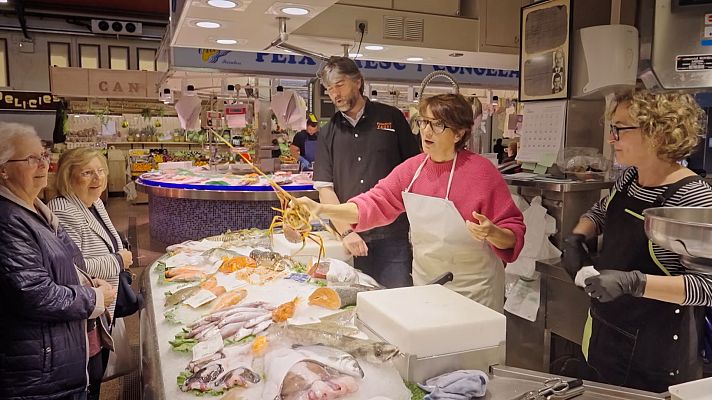 Sípia amb pèsols al Maresme