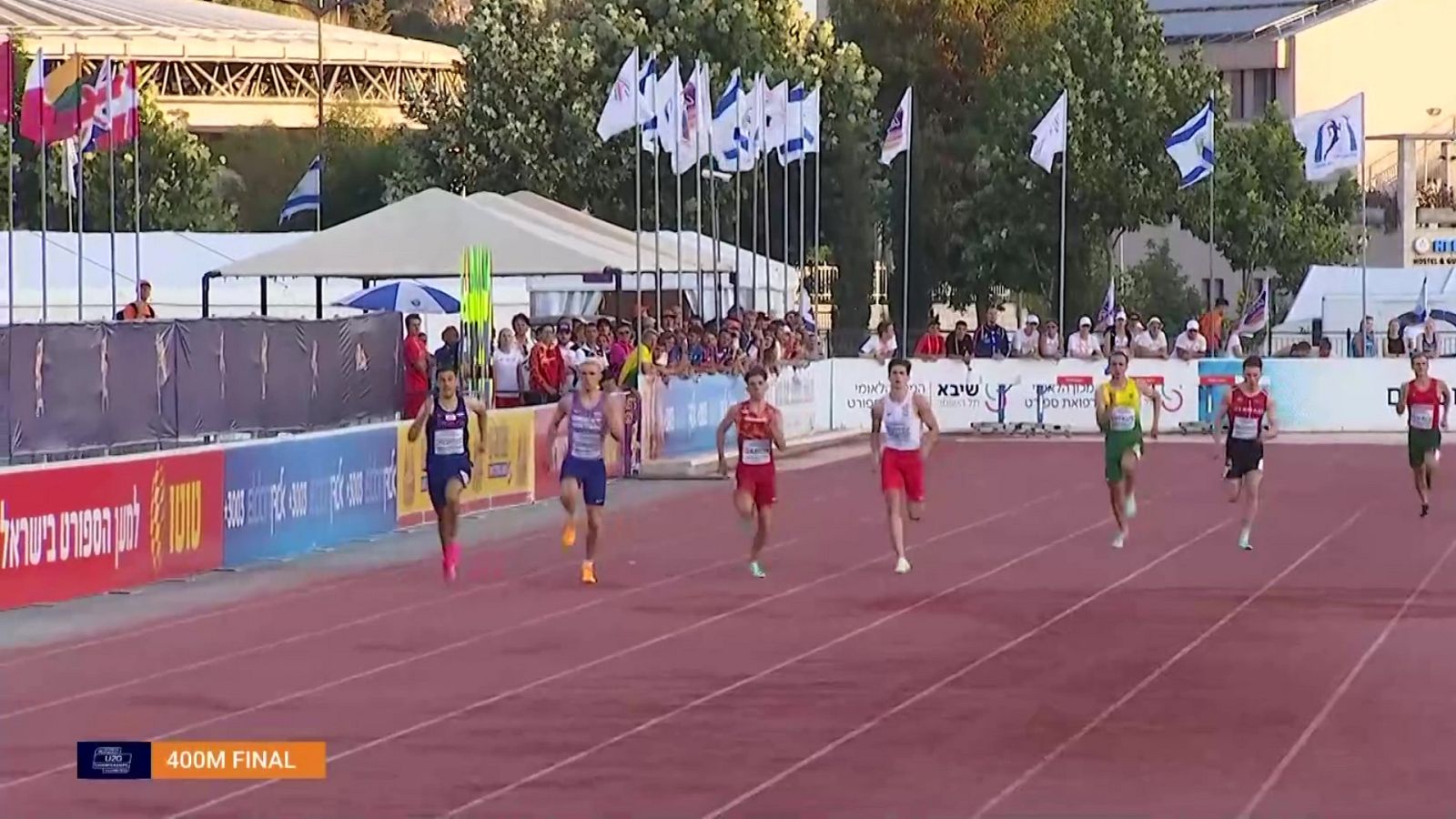 Atletismo - Campeonato de Europa Sub-20. Final 400m masculinos