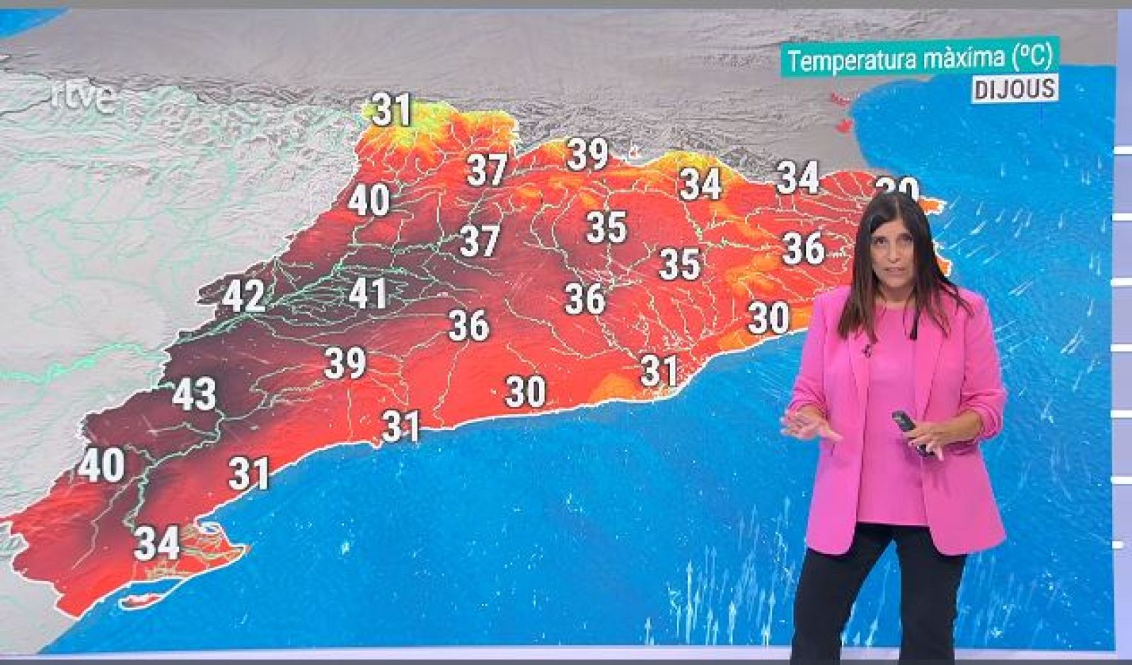 El Temps (10/08/2023) - Calor extrema a la meitat oest de Catalunya