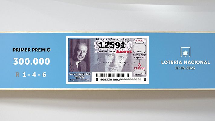 SELAE - Sorteo de la Lotería Nacional del 10/08/2023