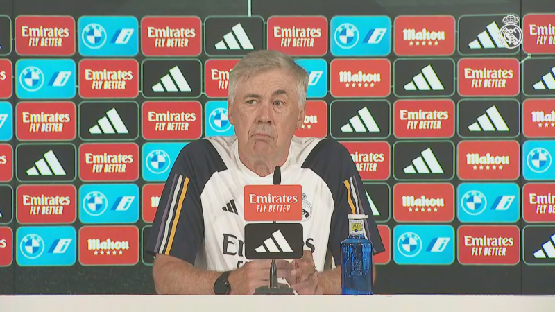 Carlo Ancelotti: "La confianza es total en Lunin. Será titular" - ver ahora