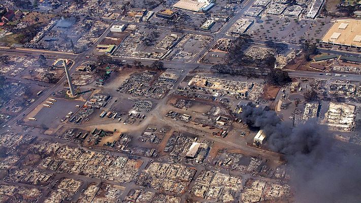 Arde la isla hawaiana de Maui: los incendios dejan decenas de muertos