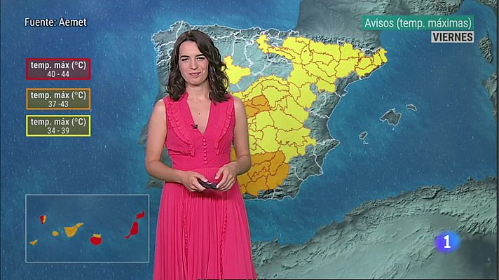 El tiempo en Extremadura - 11/08/2023