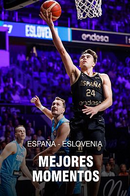 Resumen del España - Eslovenia, Torneo del Centenario de la FEB