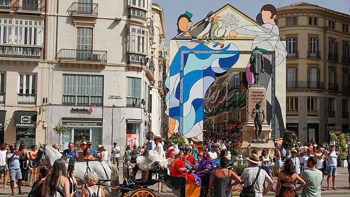 Alta ocupación en el puente de agosto