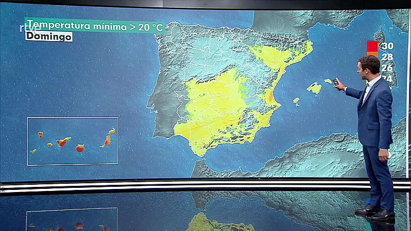 Las temperaturas máximas descenderán notablemente en el Cantábrico y Alborán - ver ahora