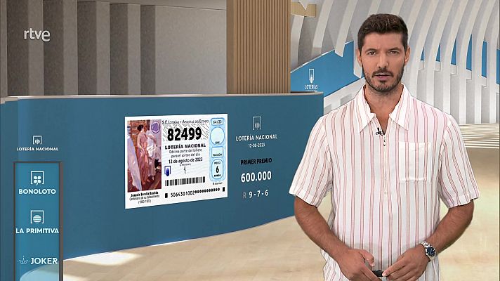 Sorteo de la Lotería Nacional del 12/08/2023