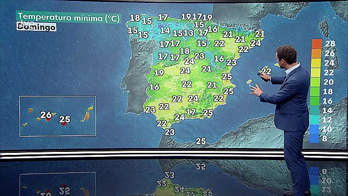 Calima e intervalos de viento fuerte en Canarias