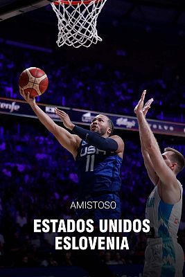 Baloncesto en RTVE - Amistoso Copa del Mundo Gira Seam 2023: EE.UU. - Eslovenia
