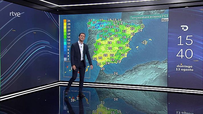 Temperaturas significativamente altas en Canarias y en zonas de la mitad sur y centro peninsulares y del valle del Ebro