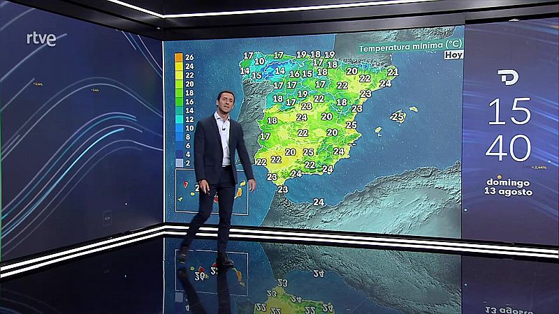 Temperaturas significativamente altas en Canarias y en zonas de la mitad sur y centro peninsulares y del valle del Ebro - ver ahora