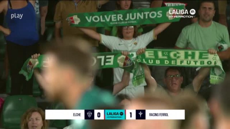 Elche - Ferrol: resumen del partido, 1� jornada. Ver en RTVE Play