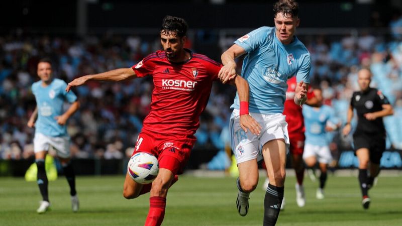 Celta - Osasuna: resumen del partido, 1ª jornada. Ver en RTVE Play