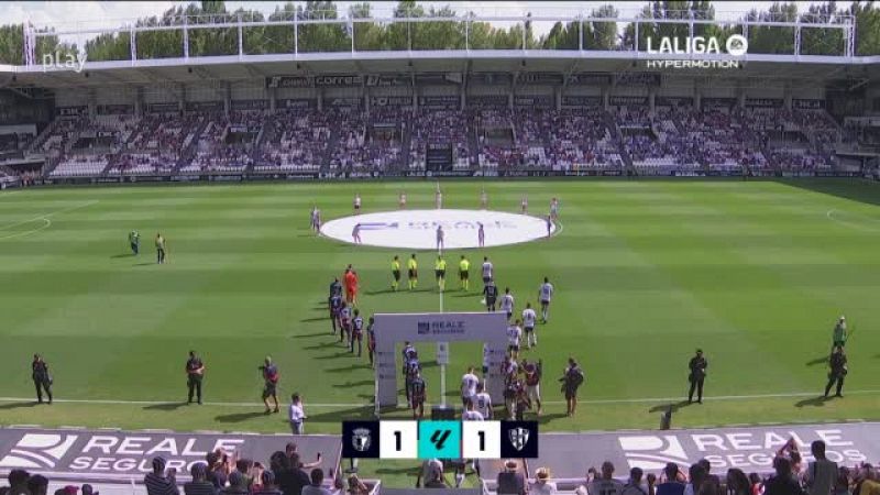 Burgos - Huesca: resumen del partido, 1ª jornada. Ver en RTVE Play