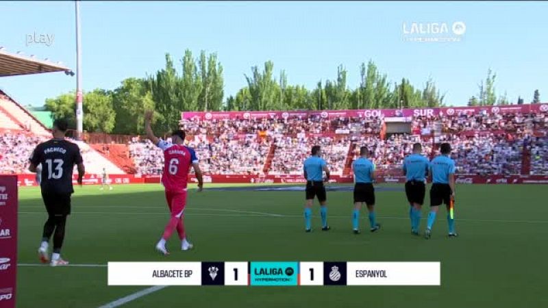 Albacete - Espanyol: resumen del partido, 1ª jornada. Ver en RTVE Play