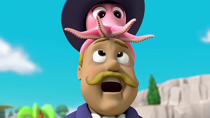 Pups Save A Baby Octopus