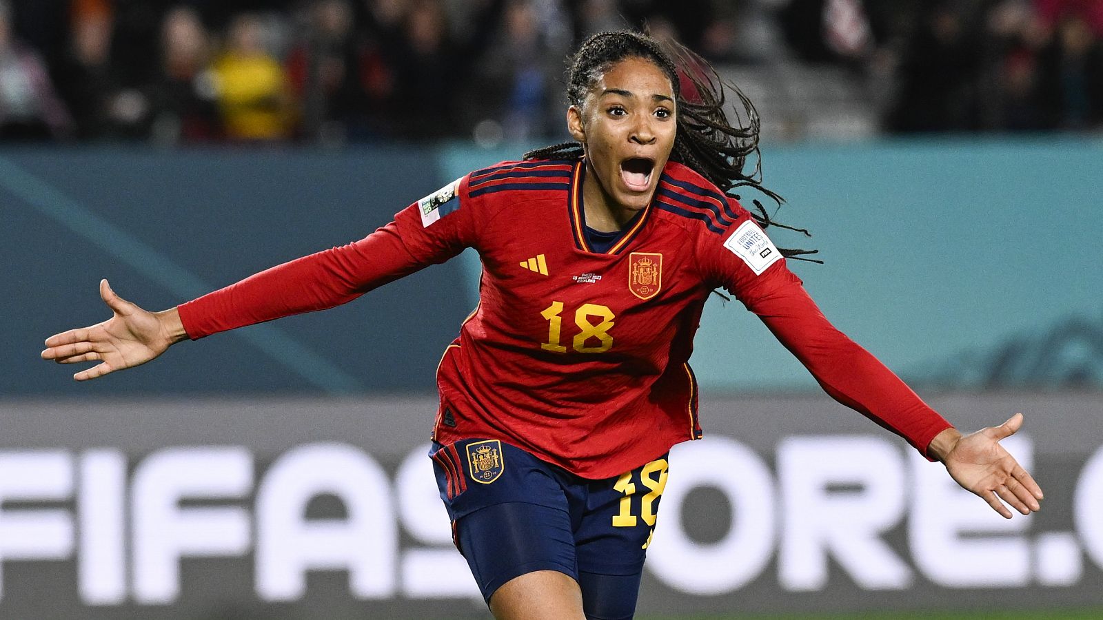 Mundial femenino: gol Salma Paralluelo 1-0 España - Suecia