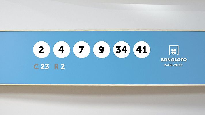 SELAE - Sorteo de la Lotería Bonoloto y Euromillones del 15/08/2023