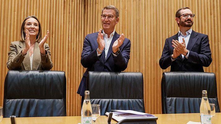 Telediario 2 - Feijóo propone a Gamarra para presidir el Congreso