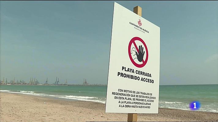 L'informatiu - Comunitat Valenciana - Comença la regeneració de les platges de València afectades per la regressió del litoral