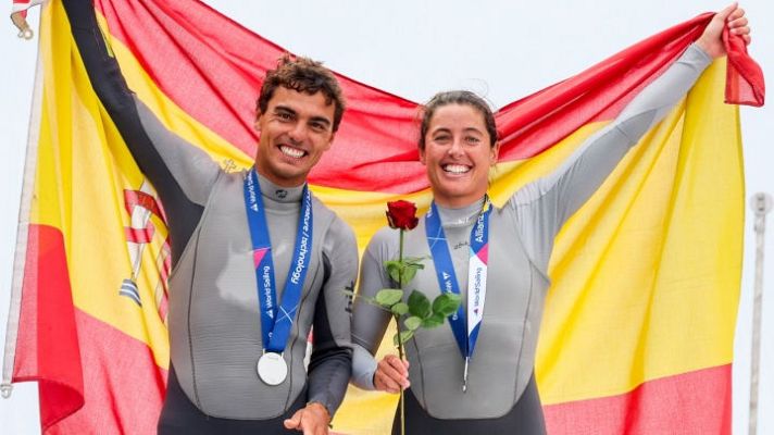 Telediario 2 - Xammar y Brugman, plata en el Mundial de vela en 470 mixto