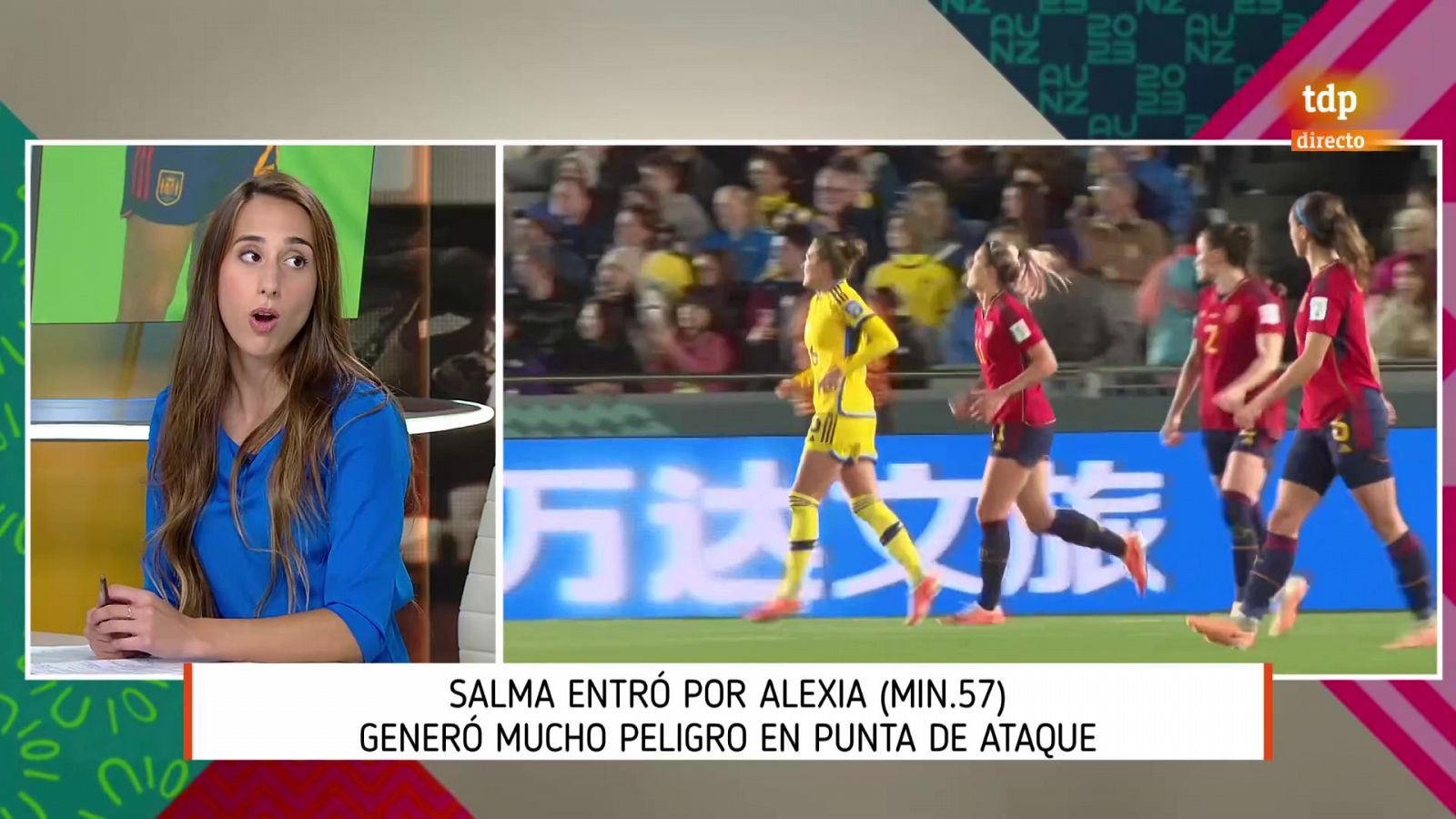 Alexia Putellas se enfada al ser sustituida por Salma - Fútbol | Ver