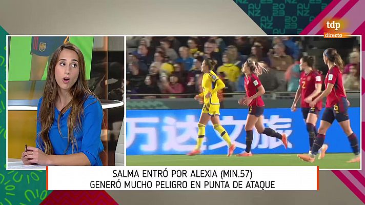Fútbol - Alexia Putellas se enfada al ser sustituida por Salma
