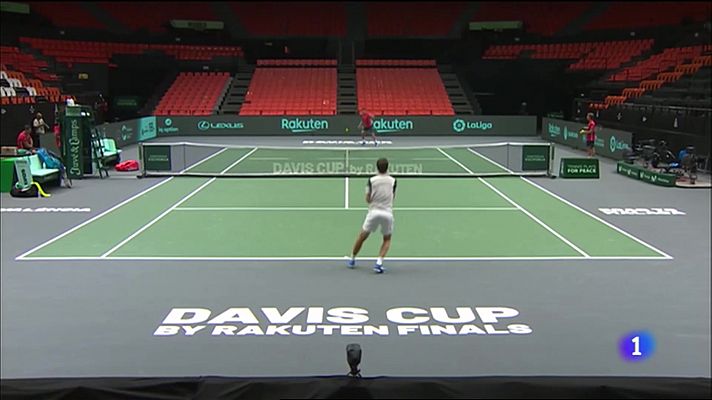 L'informatiu - Comunitat Valenciana - David Ferrer espera que València sea un talismán para la Selección en la Copa Davis