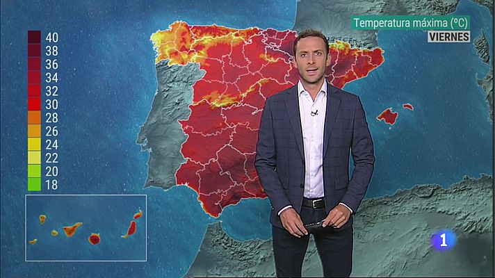 El tiempo en Extremadura - 18/08/2023