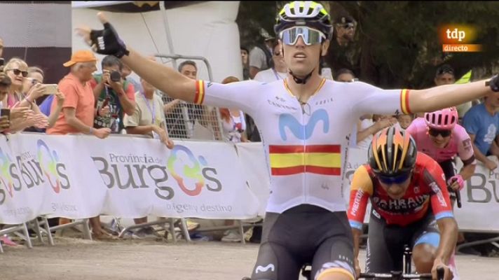 Oier Lazkano gana la cuarta etapa de la Vuelta a Burgos