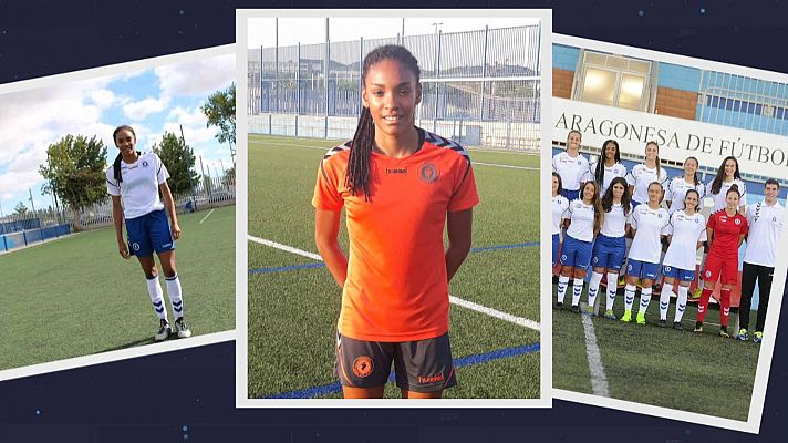 Telediario 2 - Salma Paralluelo: un espejo donde mirarse para el Zaragoza