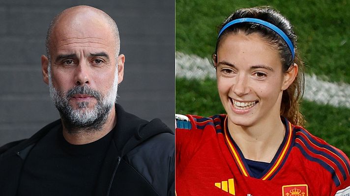 Guardiola: \"Aitana Bonmatí es como la Iniesta del fútbol femenino. Estoy enamorado de cómo juega\" -- Ver ahora