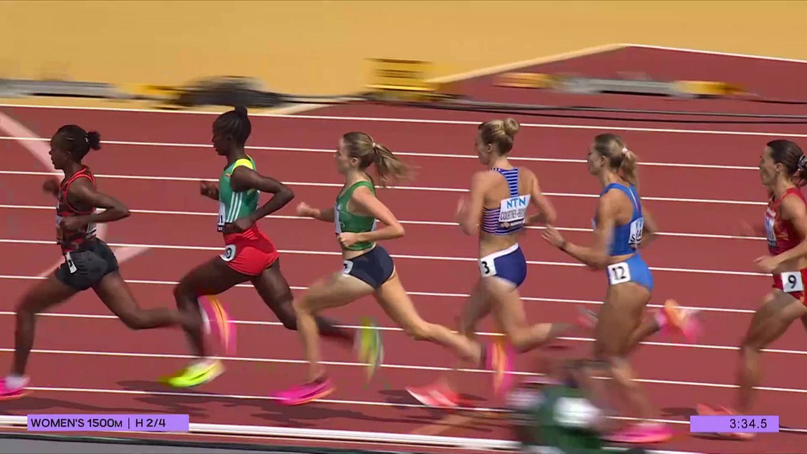 Atletismo: Cto. del Mundo al aire libre. Dos primeras series 1500m fem. | RTVE Play