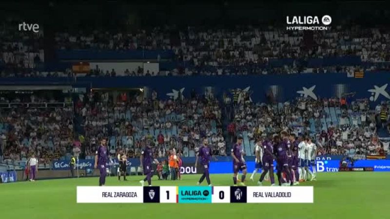 Real Zaragoza - Real Valladolid: resumen del partido de la 2� jornada de Liga | Segunda