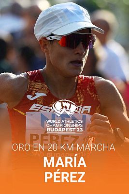 María Pérez, oro mundial de los 20km marcha