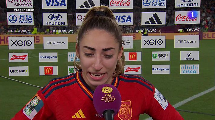  - Olga Carmona: "Teníamos las vibras de que lo íbamos a conseguir"