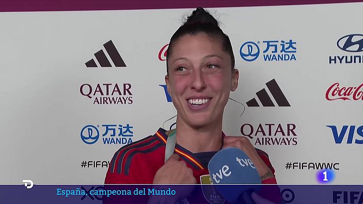 Telediario Fin de Semana - Jenni Hermoso: ''Tenemos una estrella ya pegada en el corazón para siempre''