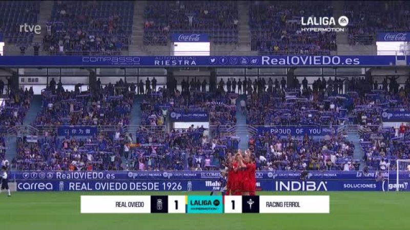 Oviedo - Racing Ferrol: resumen del partido de la 2� jornada de Liga | Segunda - ver ahora