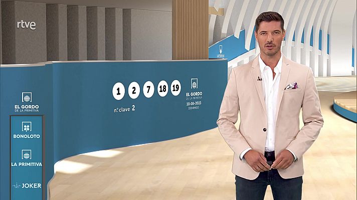 Loterías - Sorteo de la Bonoloto y El Gordo de la Primitiva del 20/08/2023